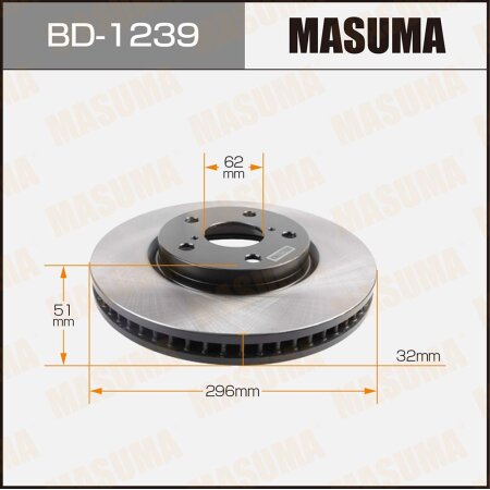 Brake disk Masuma RH, BD-1239