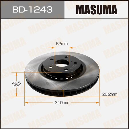 Brake disk Masuma, BD-1243
