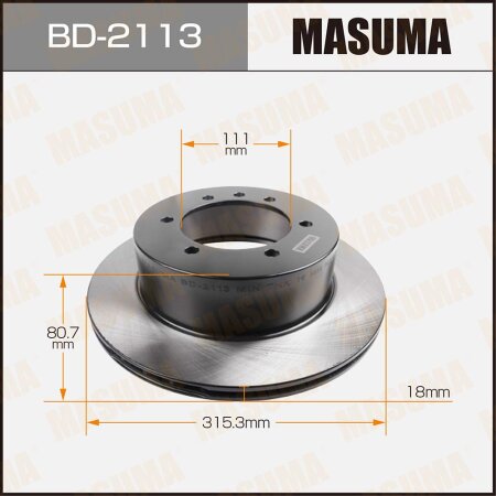 Brake disk Masuma, BD-2113