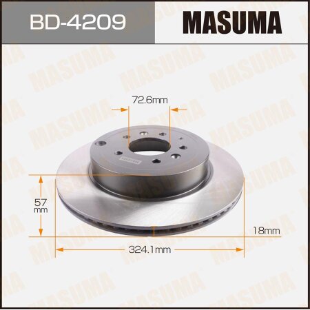 Brake disk Masuma, BD-4209