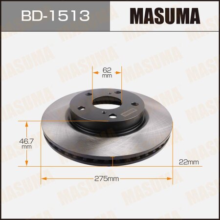 Brake disk Masuma, BD-1513