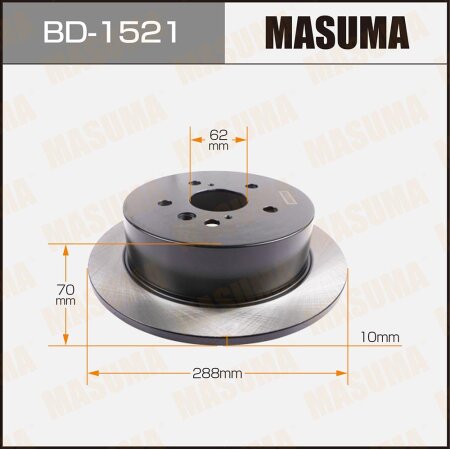 Brake disk Masuma, BD-1521