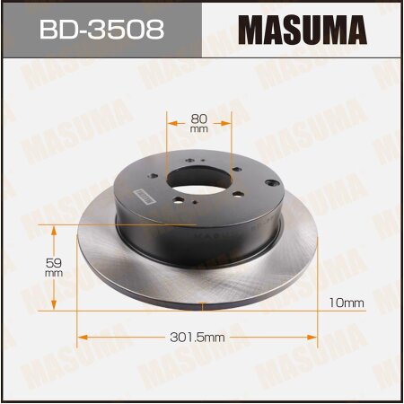 Brake disk Masuma, BD-3508