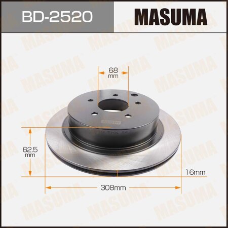 Brake disk Masuma, BD-2520