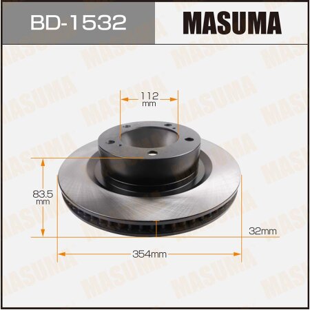 Brake disk Masuma, BD-1532