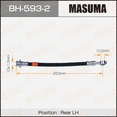 Brake hose Masuma, BH-593-2