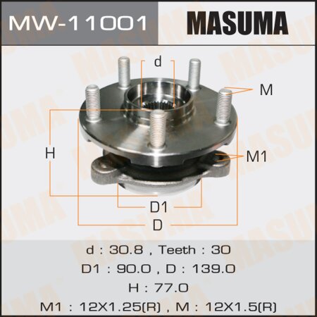 Wheel hub assembly Masuma, MW-11001