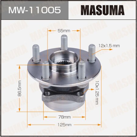Wheel hub assembly Masuma, MW-11005