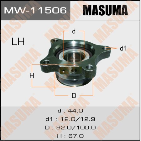 Wheel hub assembly Masuma, MW-11506