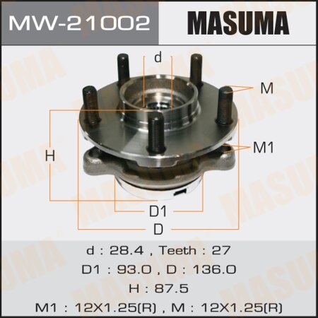 Wheel hub assembly Masuma, MW-21002