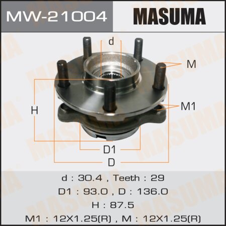 Wheel hub assembly Masuma, MW-21004