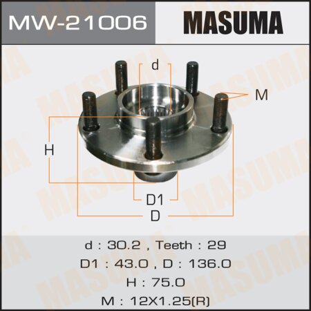 Wheel hub assembly Masuma, MW-21006