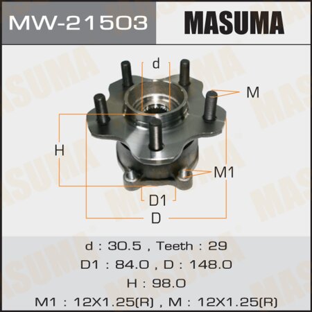 Wheel hub assembly Masuma, MW-21503