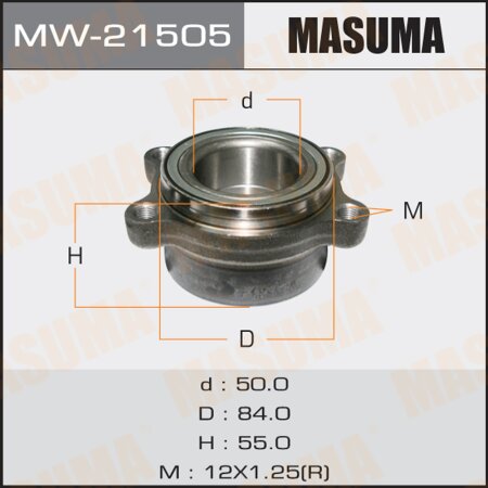 Wheel hub assembly Masuma, MW-21505