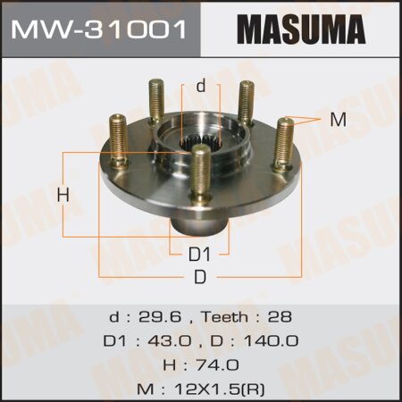 Wheel hub assembly Masuma, MW-31001