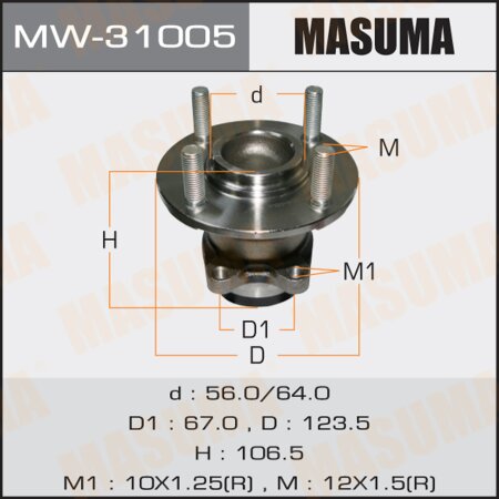 Wheel hub assembly Masuma, MW-31005