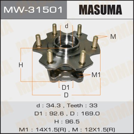 Wheel hub assembly Masuma, MW-31501