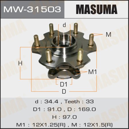 Wheel hub assembly Masuma, MW-31503