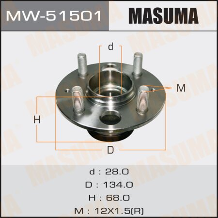 Wheel hub assembly Masuma, MW-51501