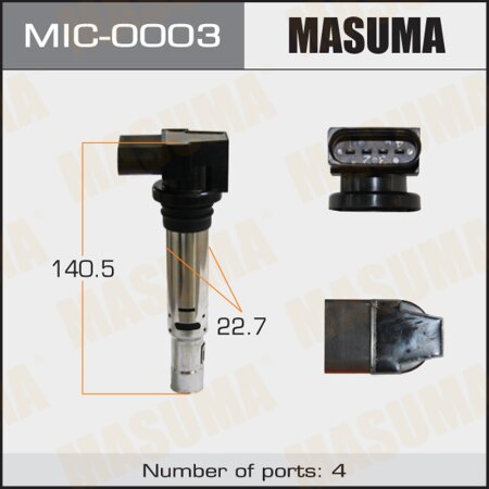 Ignition coil Masuma, MIC-0003