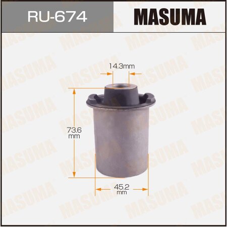 Silent block suspension bush Masuma, RU-674