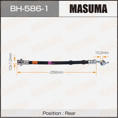 Brake hose Masuma, BH-586-1