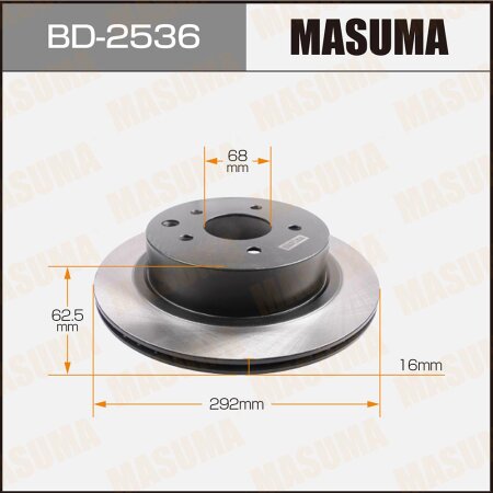 Brake disk Masuma, BD-2536