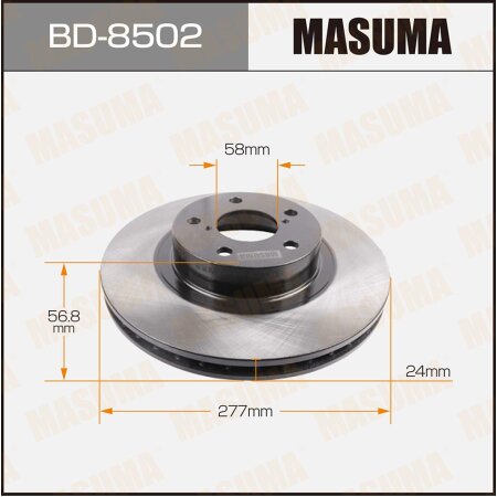 Brake disk Masuma, BD-8502