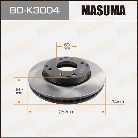 Brake disk Masuma, BD-K3004