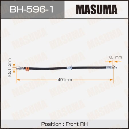 Brake hose Masuma, BH-596-1