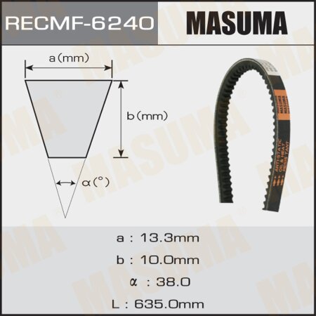 Drive V-Belt Masuma, 13x635 mm, 6240