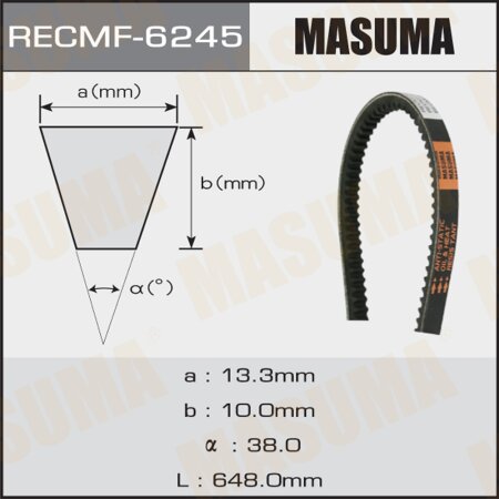 Drive V-Belt Masuma, 13x648 mm, 6245
