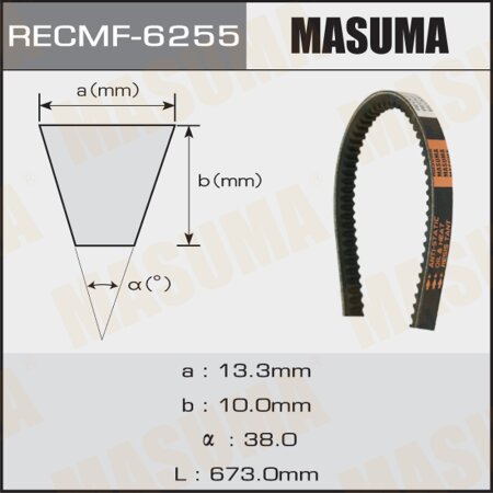 Drive V-Belt Masuma, 13x673 mm, 6255