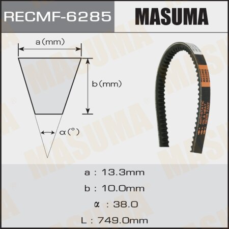 Drive V-Belt Masuma, 13x749 mm, 6285