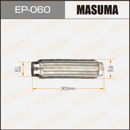 Flex pipe Masuma 2-layer 61x300, EP-060