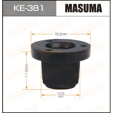 Retainer clip Masuma plastic, KE-381