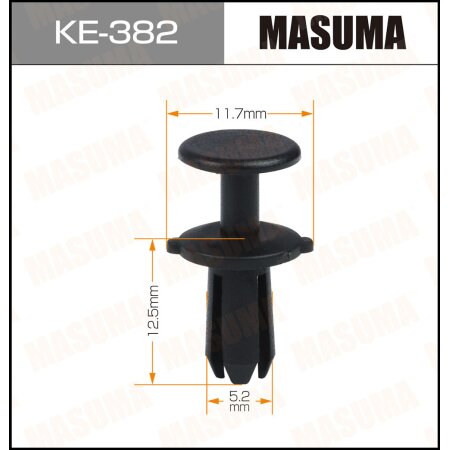 Retainer clip Masuma plastic, KE-382