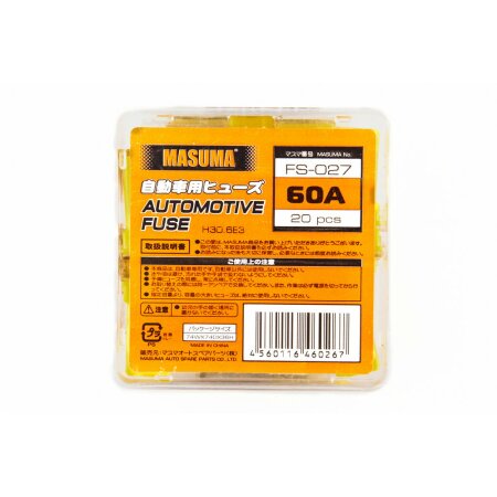 Car fuse Masuma, PAL mini 60A, FS-027