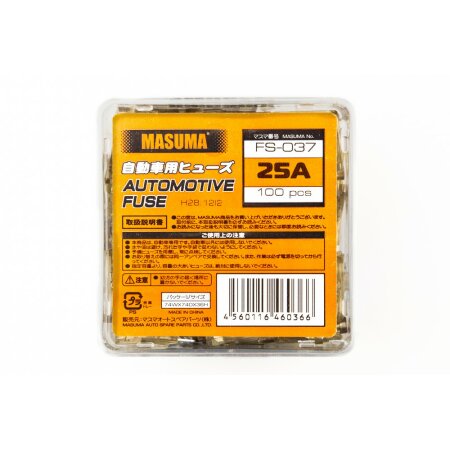 Car fuse Masuma standard 25A, FS-037