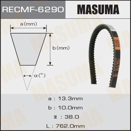 Drive V-Belt Masuma, 13x762 mm, 6290