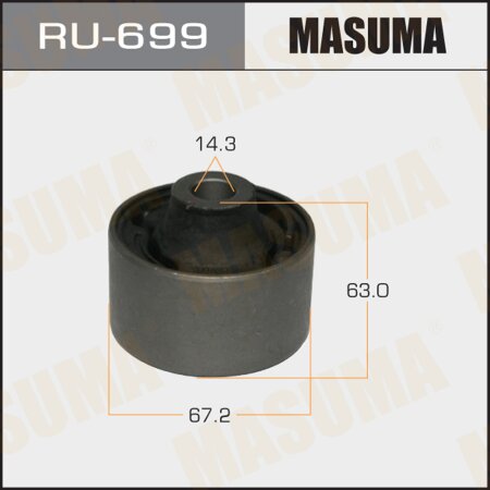 Silent block suspension bush Masuma, RU-699