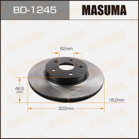 Brake disk Masuma, BD-1245