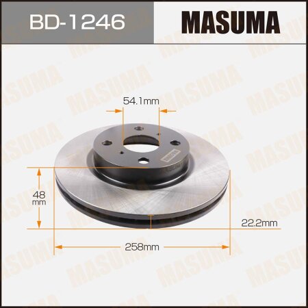 Brake disk Masuma, BD-1246