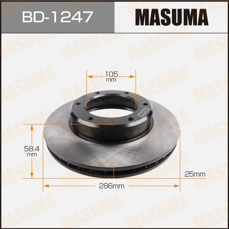 Brake disk Masuma, BD-1247