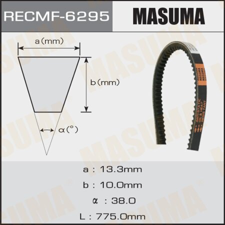 Drive V-Belt Masuma, 13x775 mm, 6295