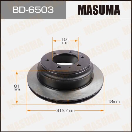 Brake disk Masuma, BD-6503