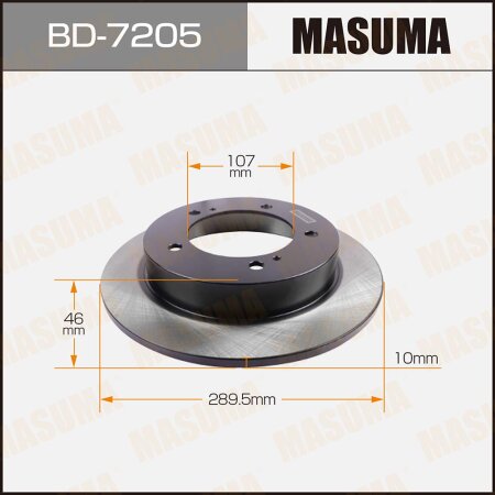 Brake disk Masuma, BD-7205