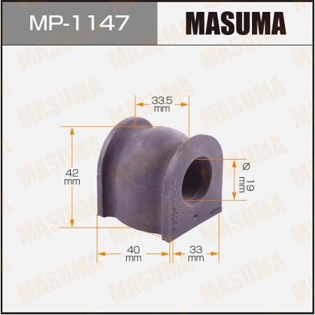 Stabilizer bar bushing Masuma, MP-1147