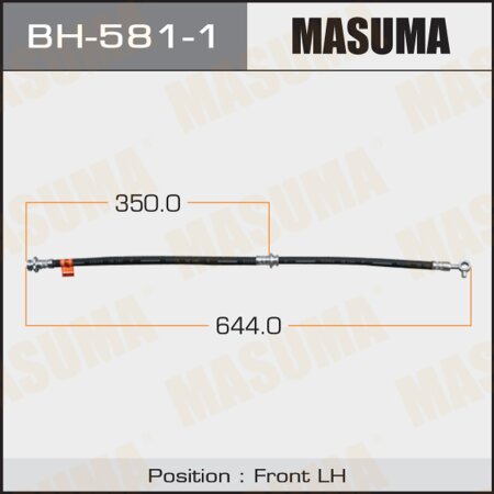 Brake hose Masuma, BH-581-1