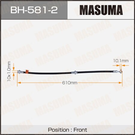 Brake hose Masuma, BH-581-2